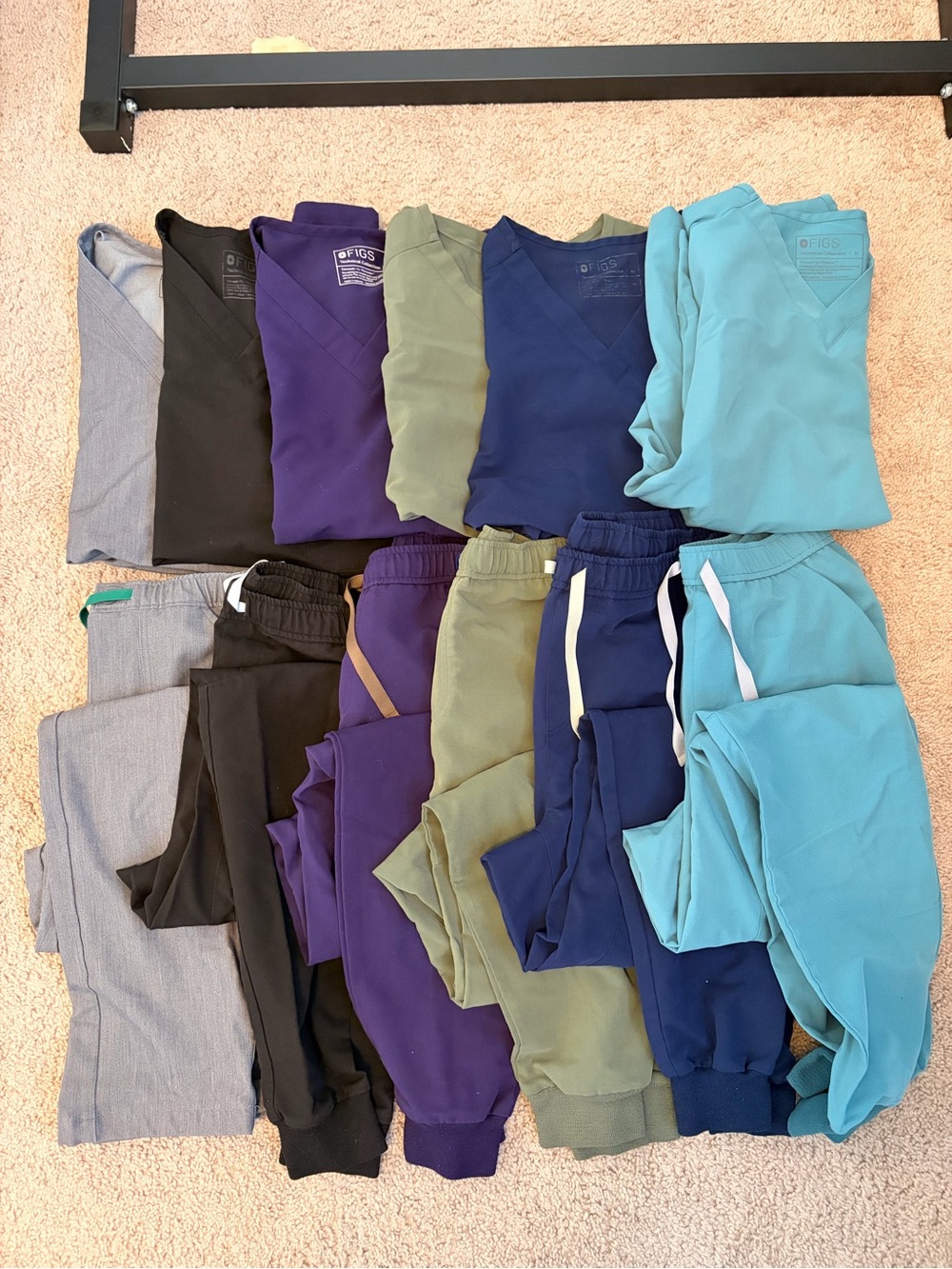 Figs Men’s Scrub Lot - Teal, Navy, Olive, Purple, Black, Gray SEE DESCRIPTIONS